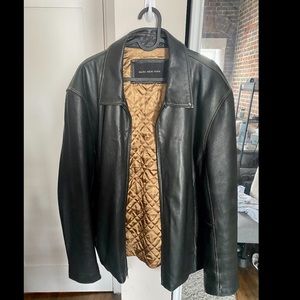 MARC NEW YORK - Vintage Black Leather Jacket - Large
